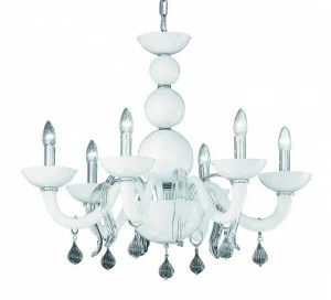 Подвесная люстра Ideal Lux Windsor SP6 IDEAL LUX ДИЗАЙНЕРСКИЕ, WINDSOR 057456 Белый