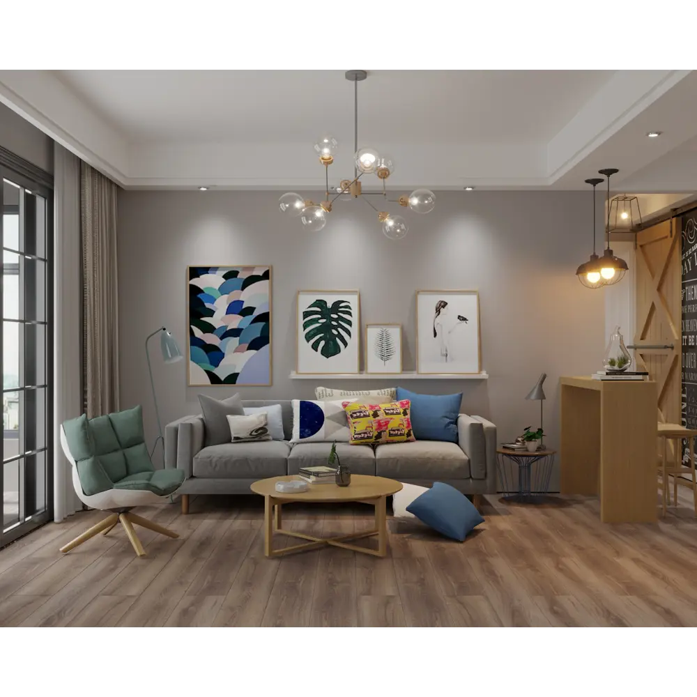 Ламинат «Дуб Ингвар» 33 класс толщина 8 мм с фаской 2.153 м² ARTFLOOR STLM-2109045 - Вид №5