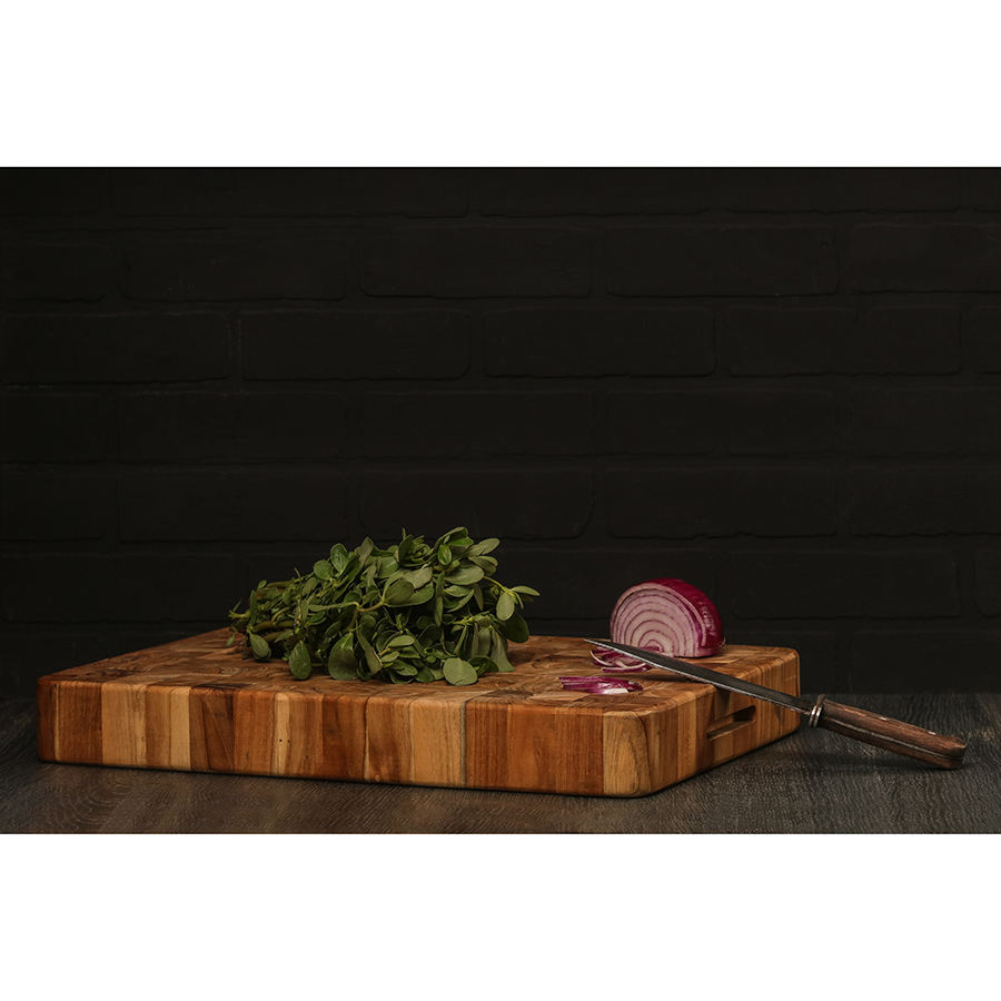 TH311 Доска разделочная торцевая butcher block 41x31 см TEAKHAUS  - Вид №1