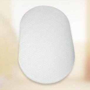 Овальный матрас для детской кроватки SmartGrow (кокос, холкон, холкон) COMFORTBABY SMARTGROW, SMARTGROW LIMITED 351315 Белый Santreyd  - Вид №1