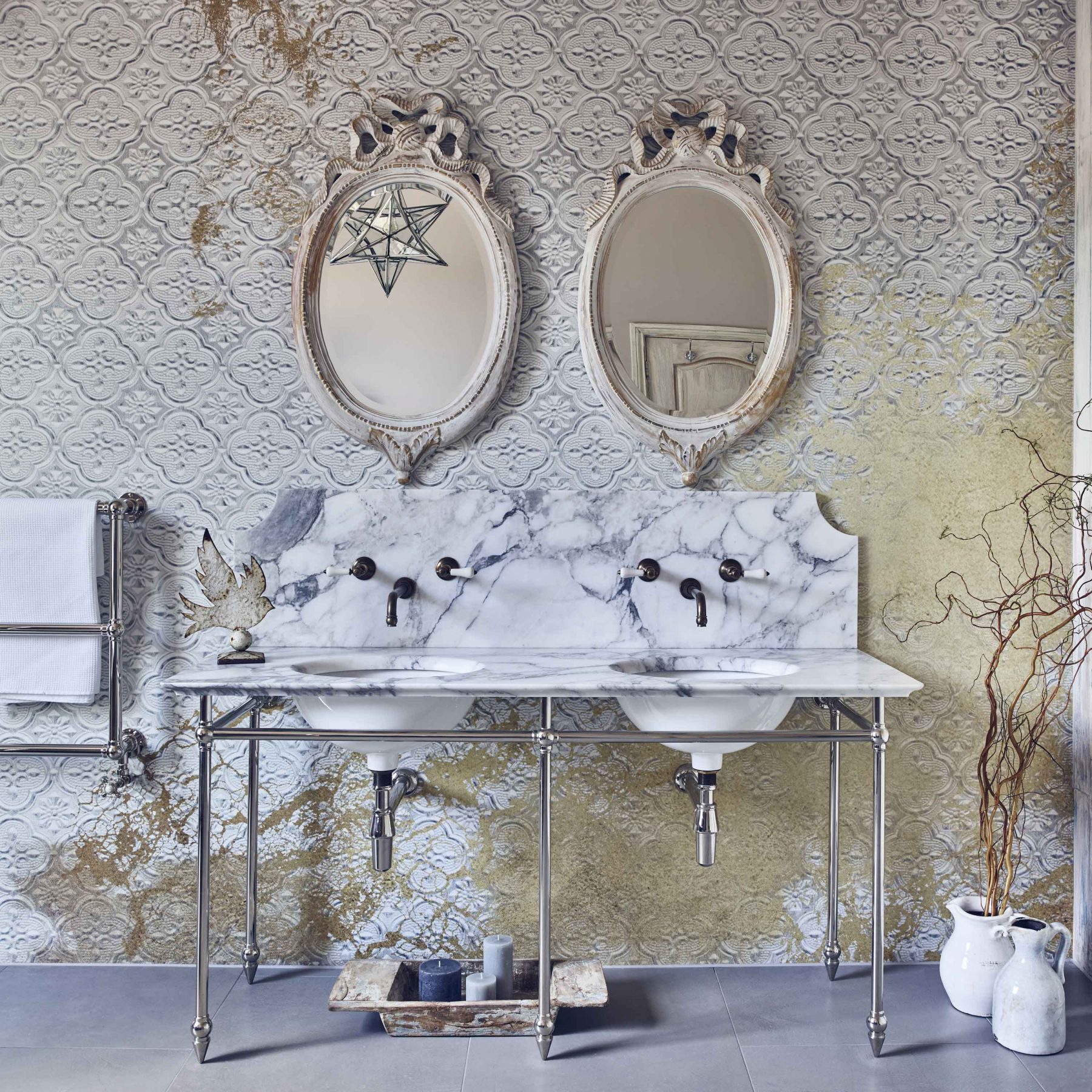 Marble & Stone Washstands Раковина The Pyrford Double Catchpoleandrye  - Вид №4