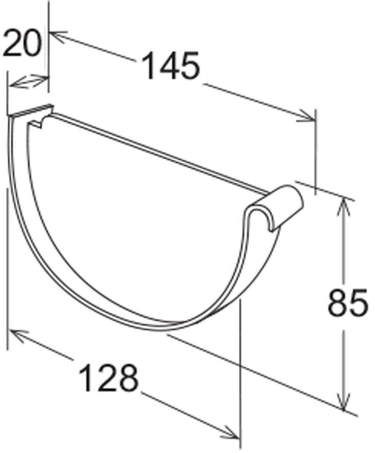 First Corporation Заголовок для желоба First plast T145m - Вид №1