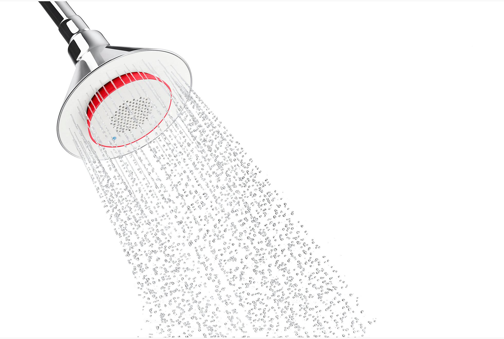 KOHLER Однофункциональная насадка для душа Moxie 2,0 галлонов в минуту с беспроводным динамиком K-9245-E-CP  - Вид №9