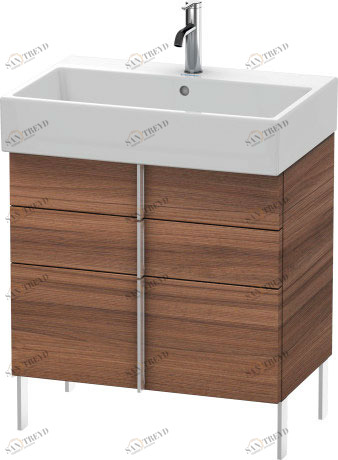 VA658607979 Vero Air Тумбочка напольная Орех натуральный, декор Duravit