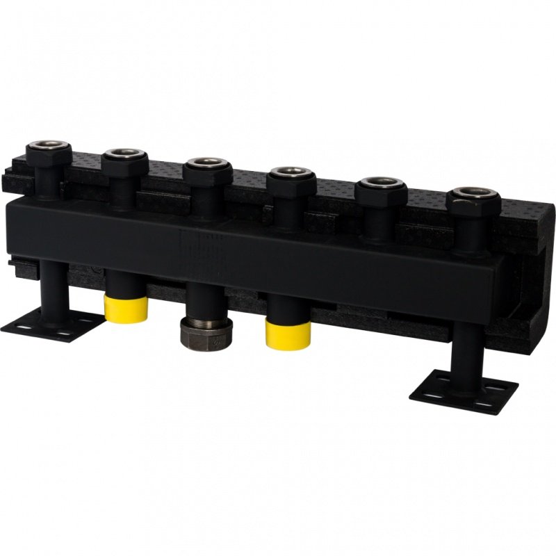 Распределительный коллектор STOUT на 3 контура DN32, в теплоизоляции SDG0016005003 - Вид №1