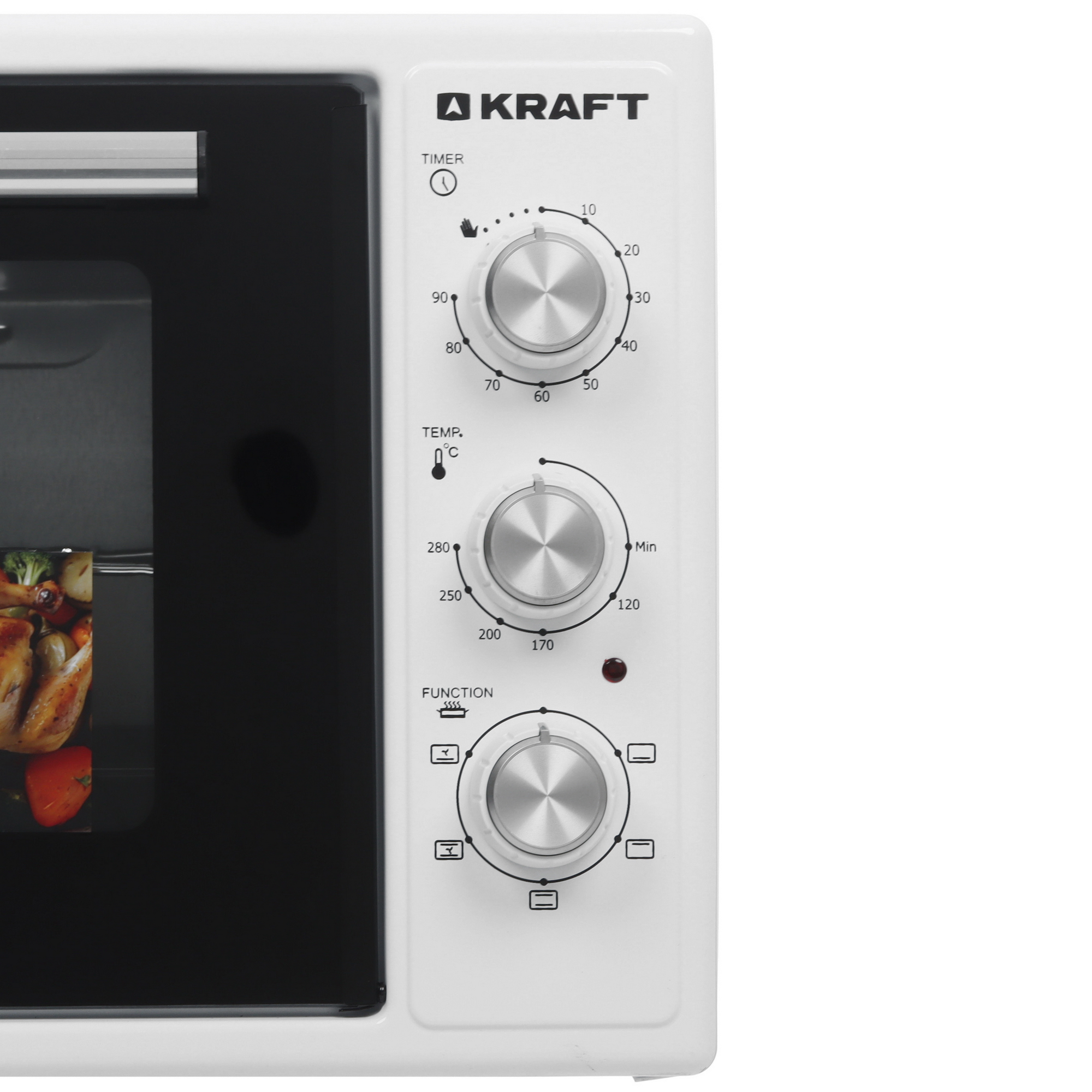 9131519 Мини-печь Kraft KF-MO 4806 FW белый STDN-0043263 - Вид №3