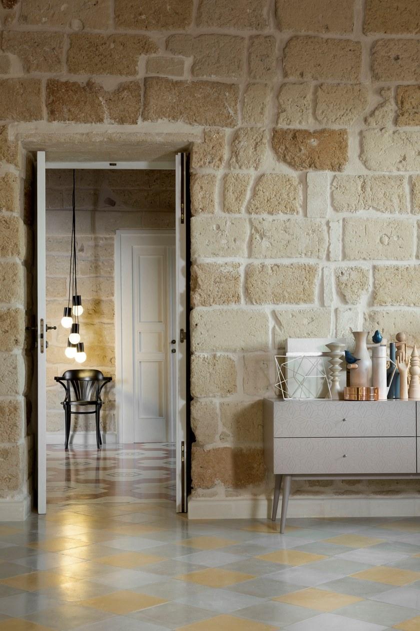 Barba design Деревянный лакированный комод Tiles 36.a1 - Вид №1