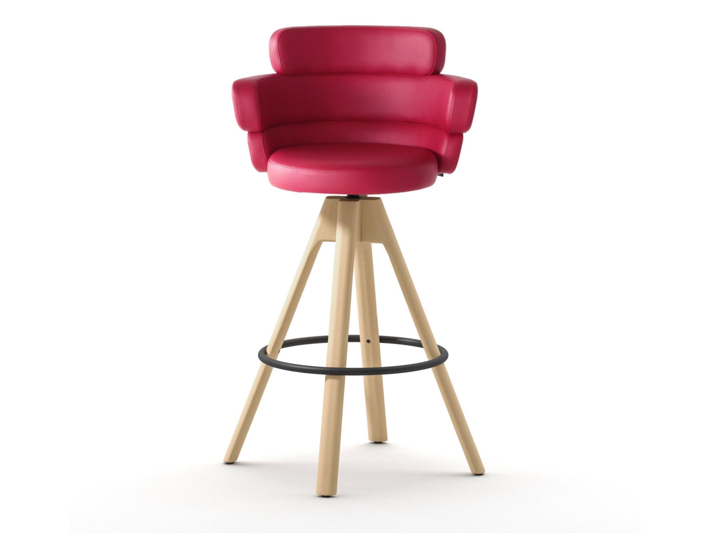 Высокий тканевый поворотный стул с подставкой для ног arrmet плотина ARCH-00074625