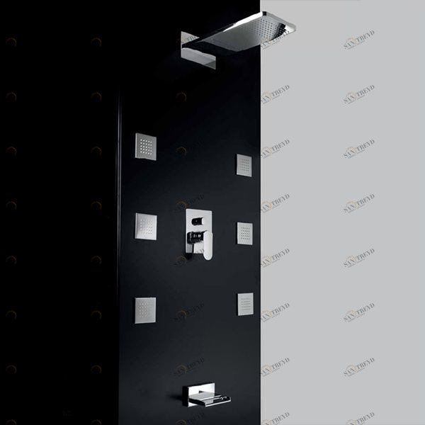 Боковая форсунка для душа квадратный 10x10см 60.143C MAIER HYDROTERAPIA 60143C