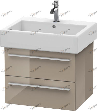 XL634408686 Тумбочка подвесная X-Large #XL6344 550 x 443 мм Капучино глянцевый лак Duravit