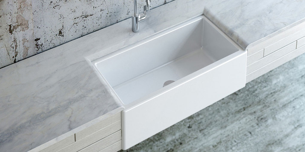 FM03018001 Полувстраиваемая раковина консольная 50 см белая Disegno Ceramica Farm  - Вид №1