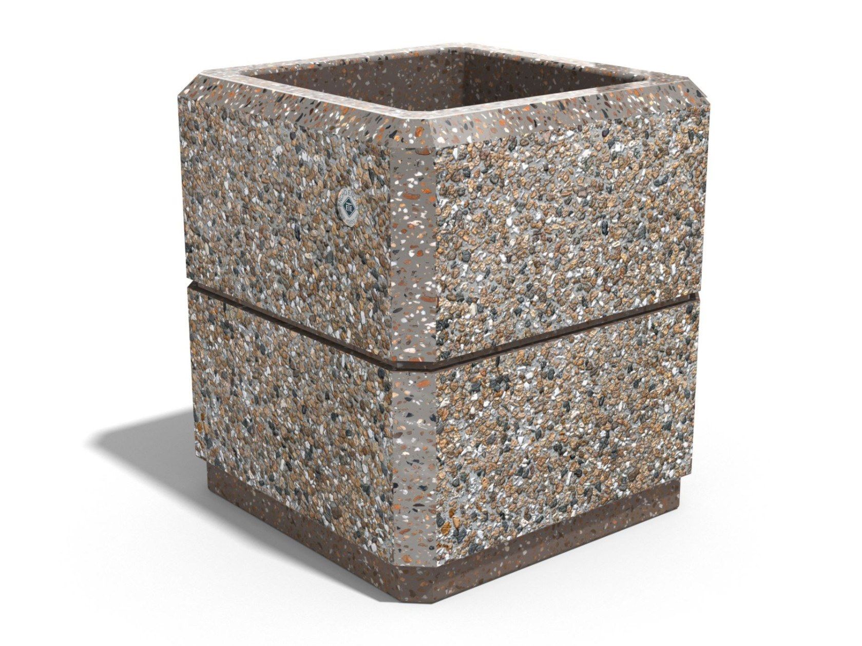 Бетонная квадратная плантатор ENCHO ENCHEV - ETE 76/77 ARCH-00079923 - Вид №1