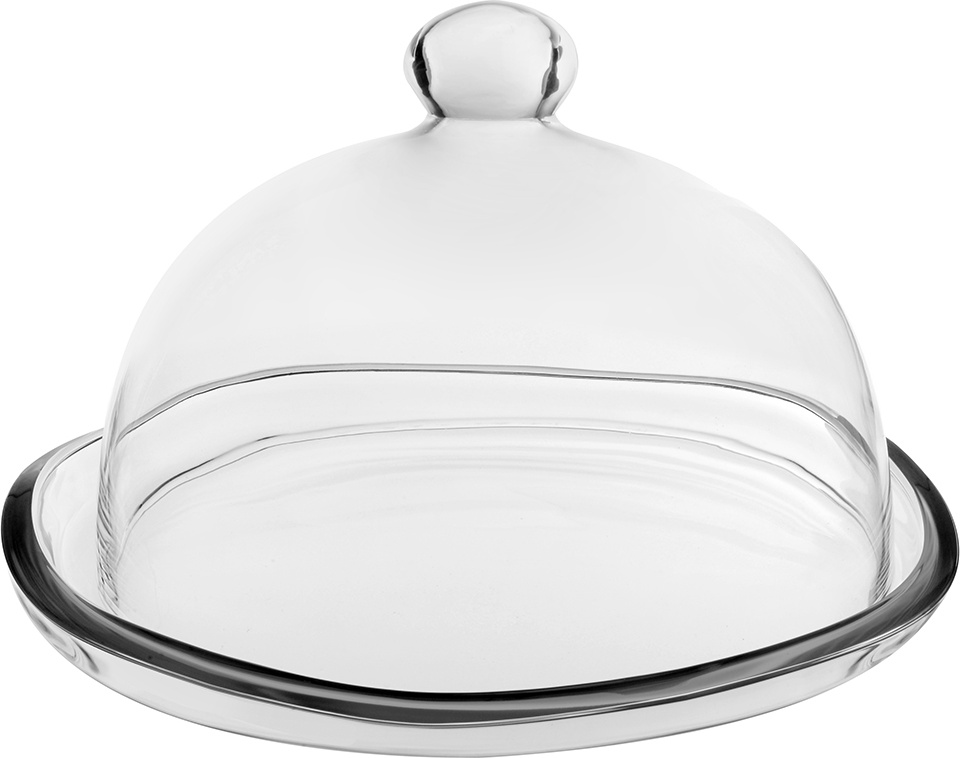 10601679 Vidivi Блюдо Vidivi "Барена" 21см, с крышкой 16см Стекло 