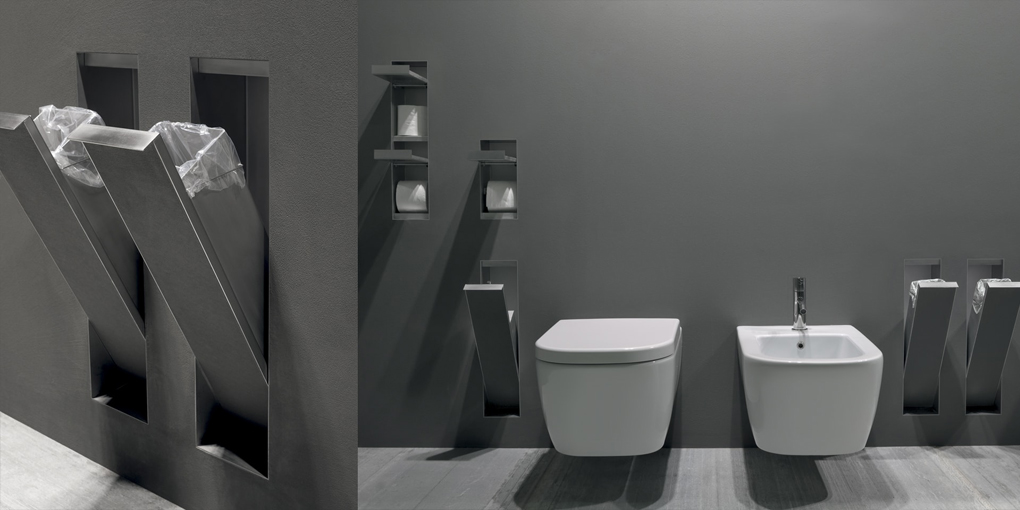 Держатель для туалетного ёршика SESAMO6 Antonio Lupi SESAMO встраиваемый Antoniolupi - Вид №1