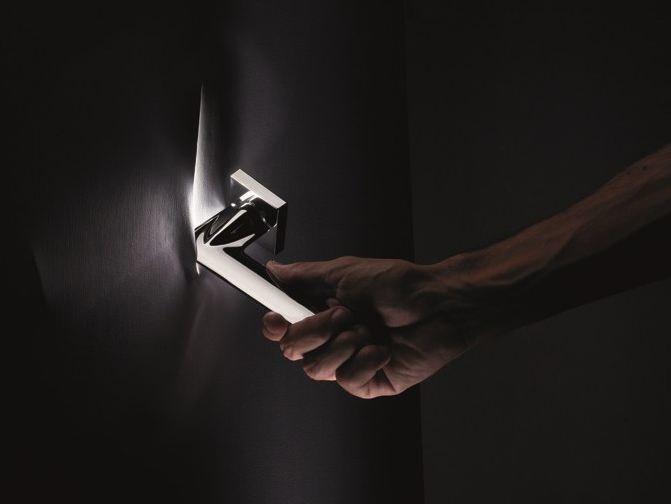 LINEA CALI' Ручка из хромированной латуни на розетке с замком Jet sun-id-1357261 - Вид №1