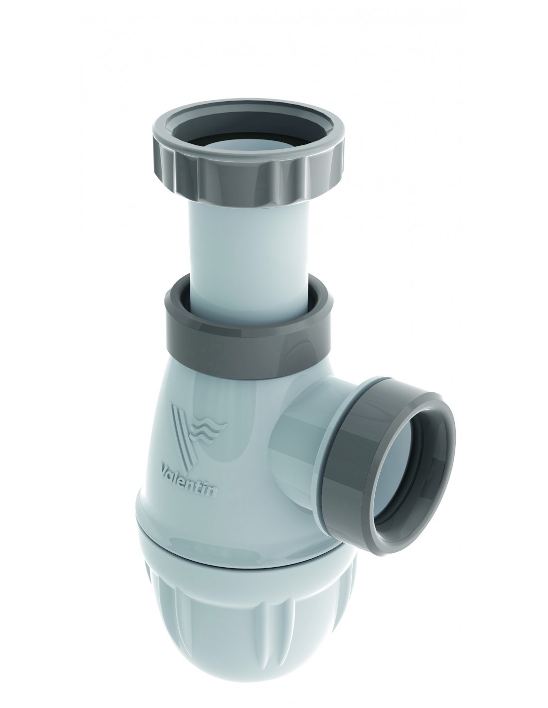 610700 001 00  Сифон Connectic NF для умывальника, регулируемый, выход Д. 32 мм, двухкомпонентный, встроенное уплотнение Valentin Белый 