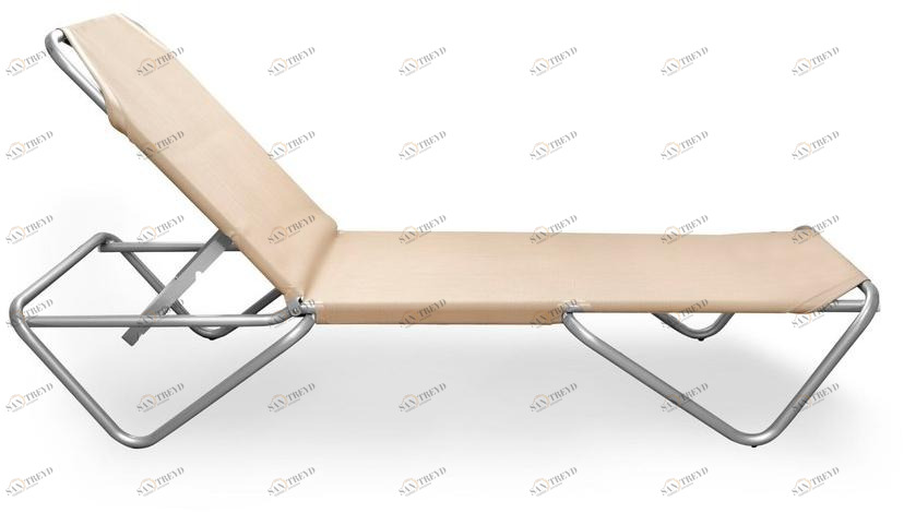 iSimar Откидной алюминиевый садовый шезлонг Barceloneta 3024