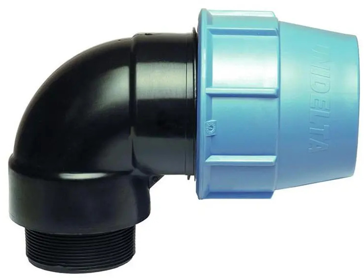 91741647 Угол комбинированный 90° Unidelta 1/2"x20 мм НР полипропилен STLM-0805084
