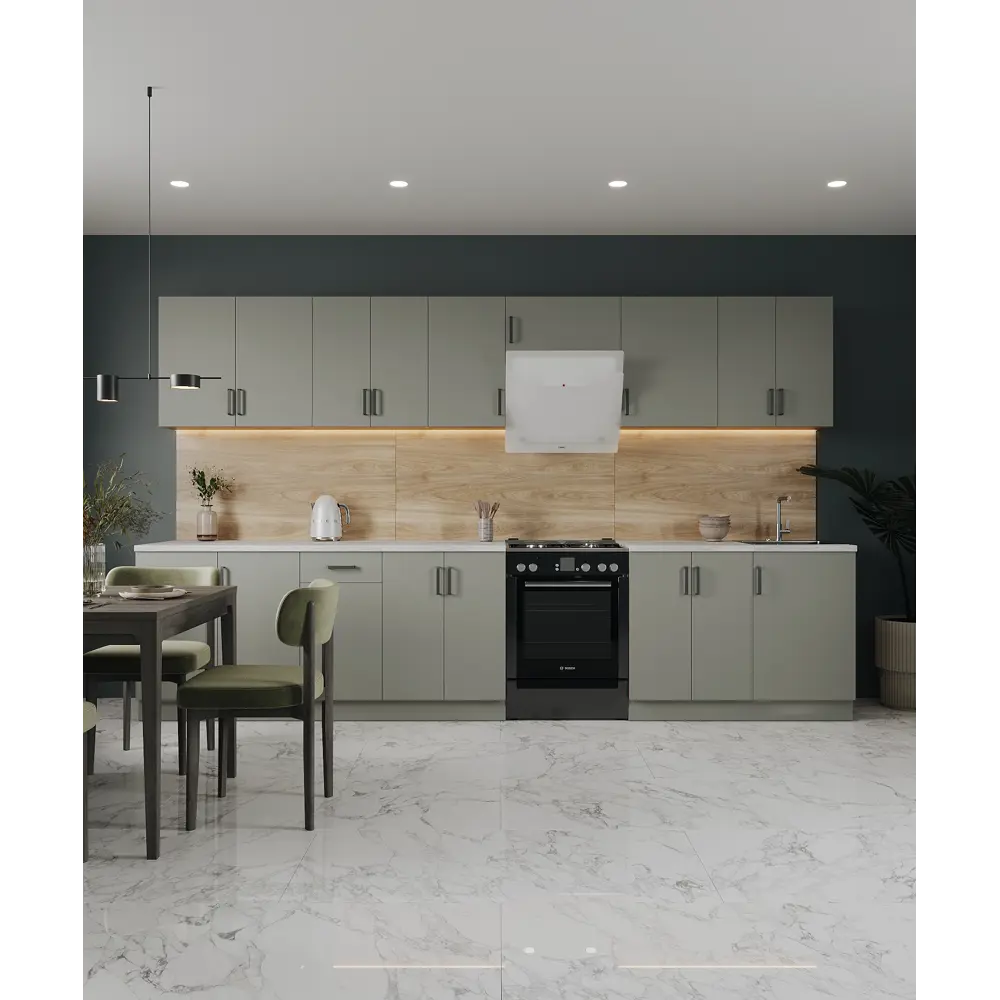 Фасад для кухонного ящика Нарбус 59.7x7.3 см Konsensa цвет серый Santreyd STLM-2107618 - Вид №5