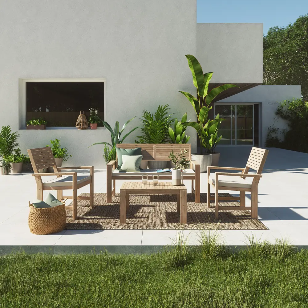 Набор мебели Solis акация 4 предмета NATERIAL STLM-2026441 - Вид №9