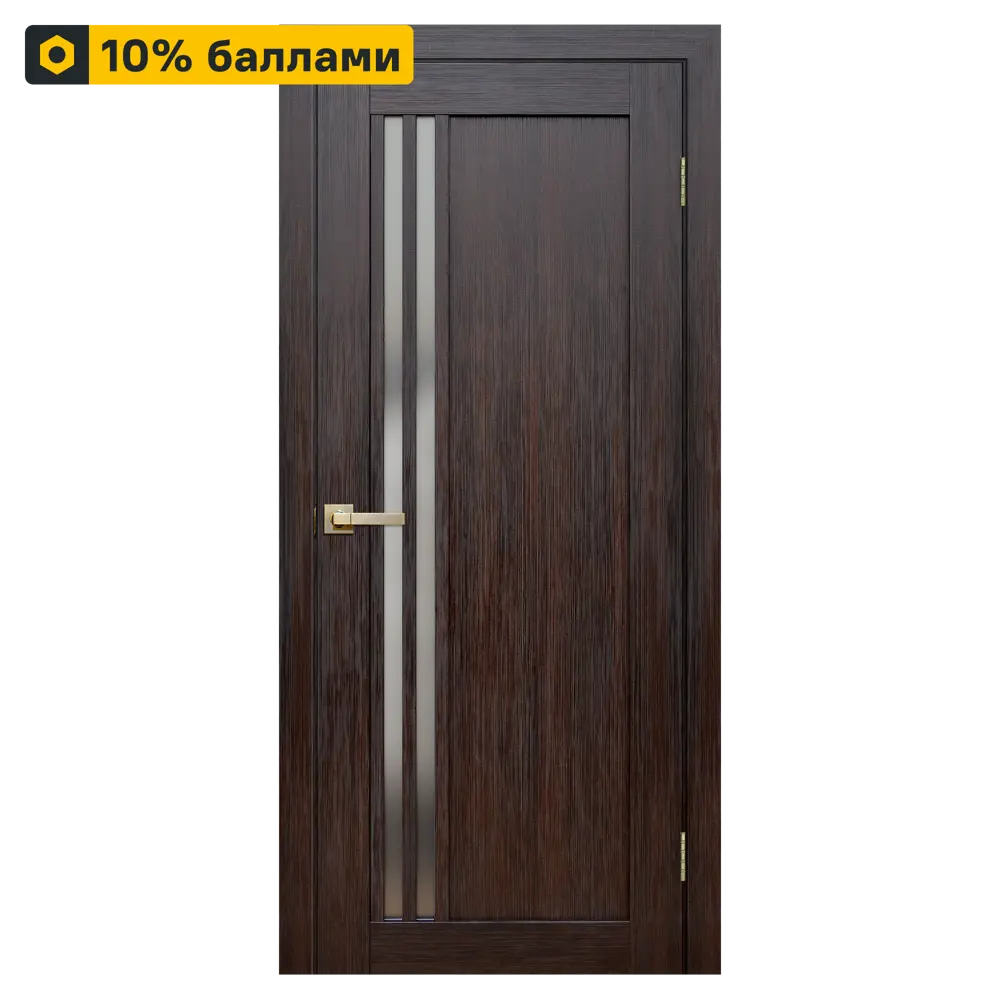 Межкомнатная дверь ARTENS Дукато 60×200 см с покрытием Hardflex, цвет Акация 83859944 STLM-0045062