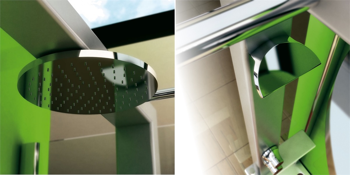 Душевое ограждение с колонной Start 120х90 9447-12410 Dx Jacuzzi 944712410DX - Вид №1