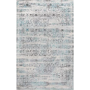 Ковер вискоза Эрин 701X 200x285 см цвет бирюзовый 82186725 STLM-2197203