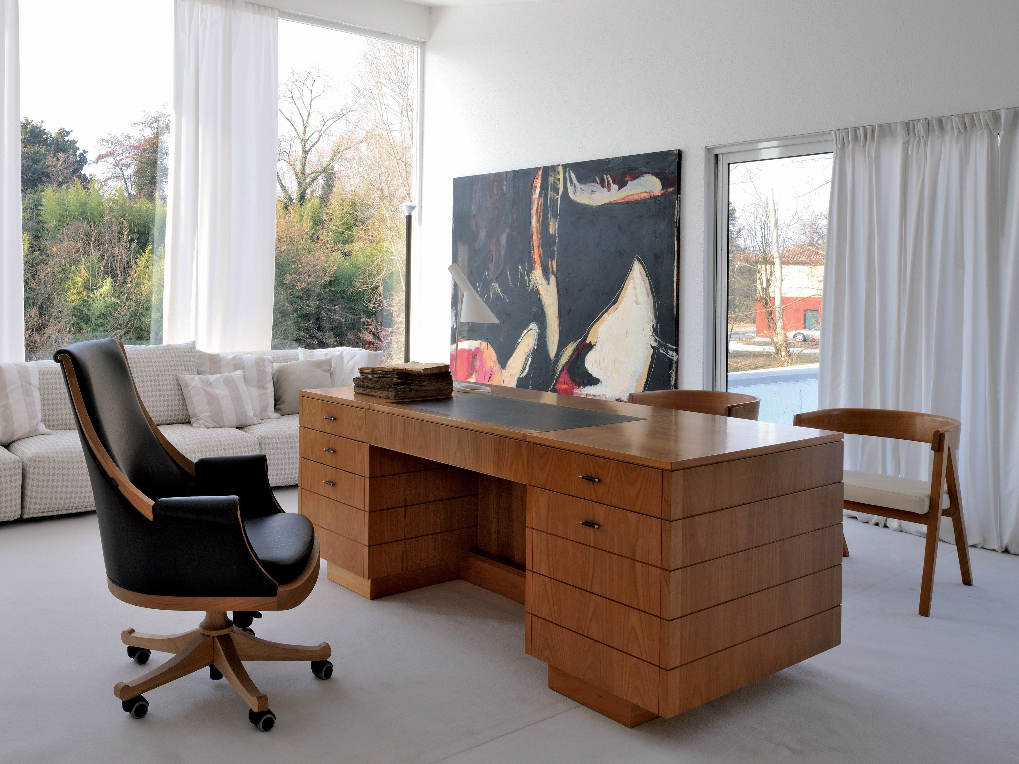 Вишневый стол с ящиками Morelato '900 ROMA ARCH-00124018 - Вид №5