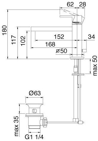 Rubinetterie Treemme Q  5610-5611  - Вид №6