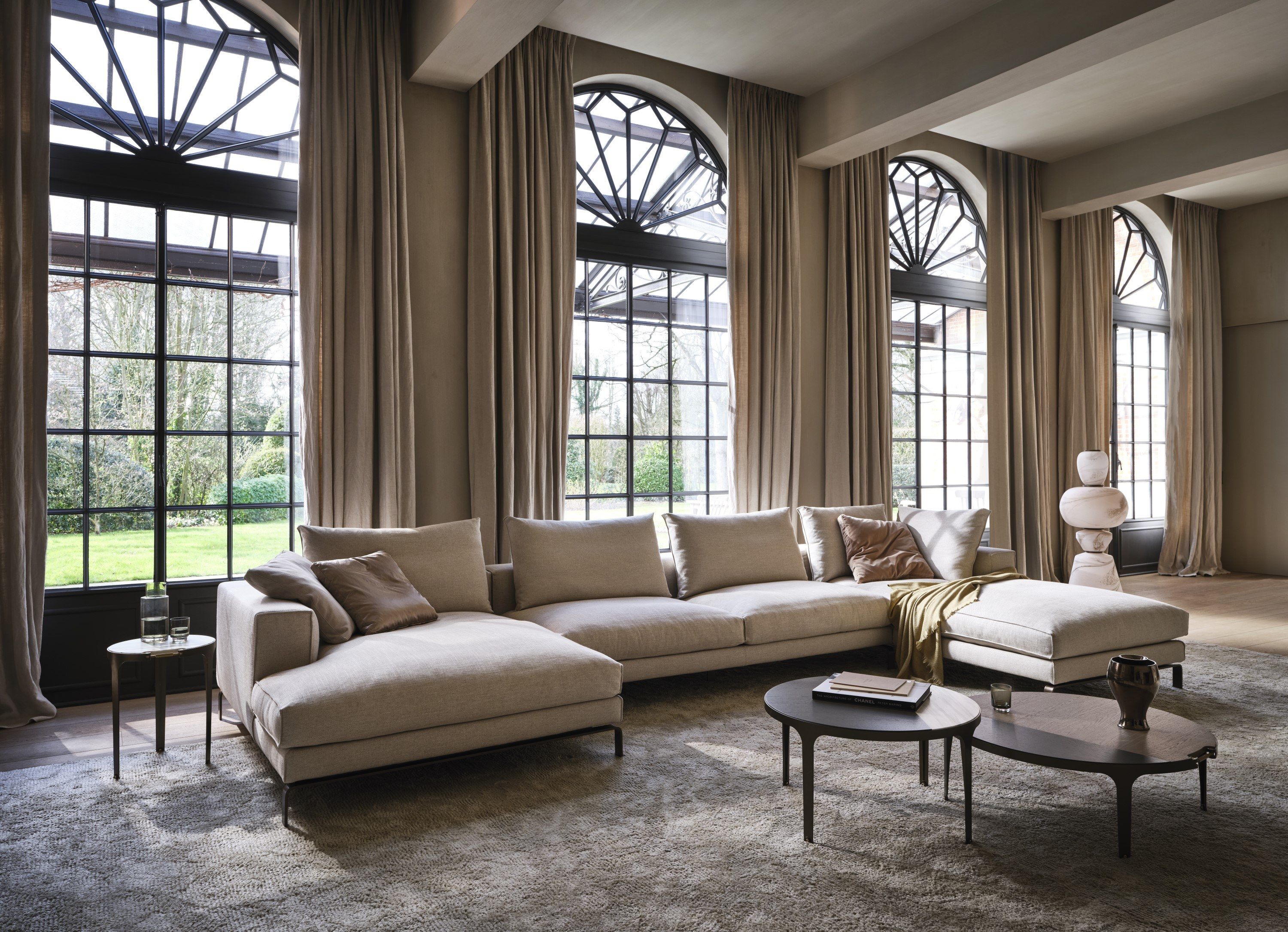 Тканевый диван с полуостровом Linteloo Малибу ARCH-00089959 - Вид №2