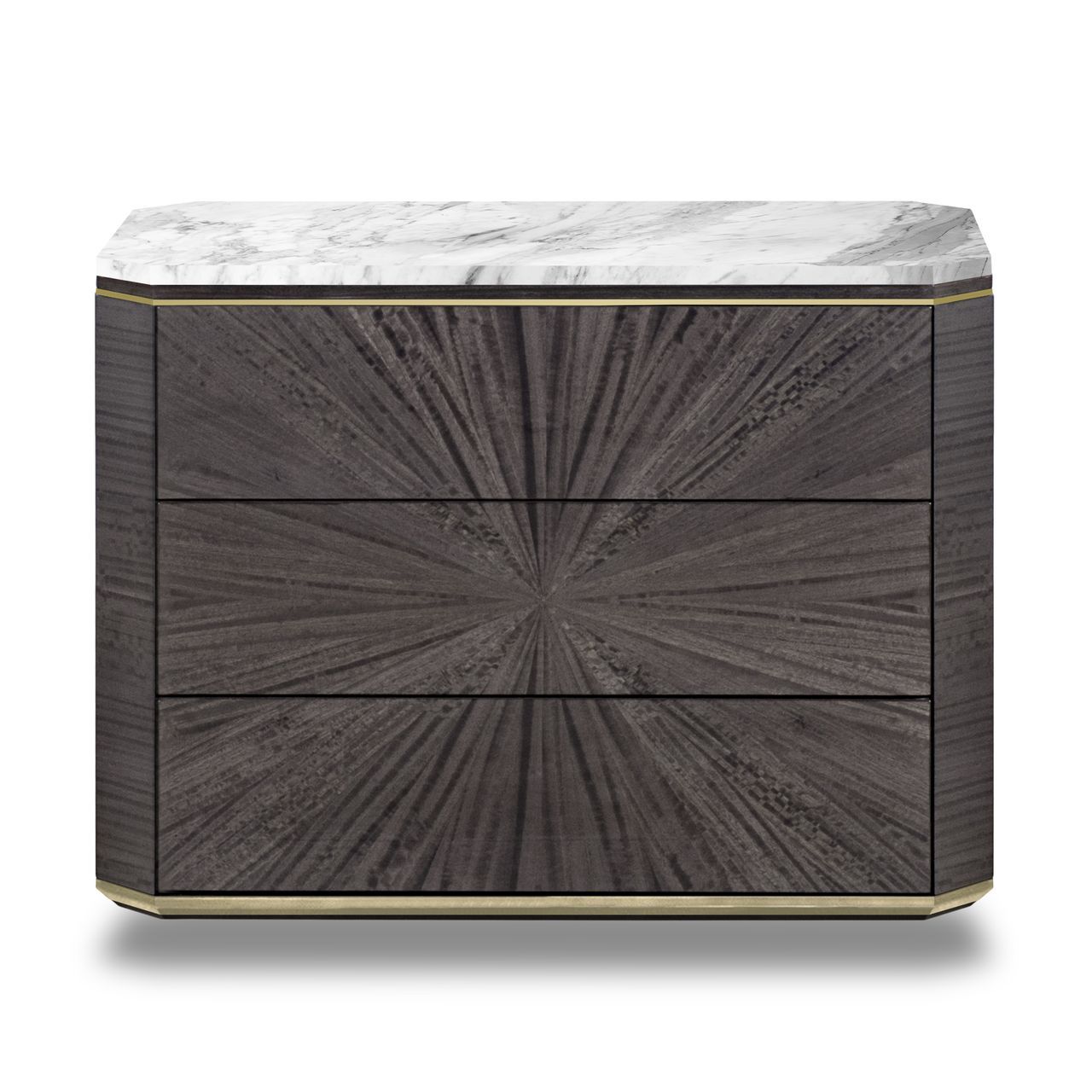 Деревянная тумбочка с ящиками Hurtado EMERALD ARCH-00095269 - Вид №8