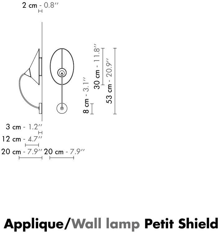 designheure Светодиодный настенный светильник из ткани Shield sun-id-1447979 - Вид №8