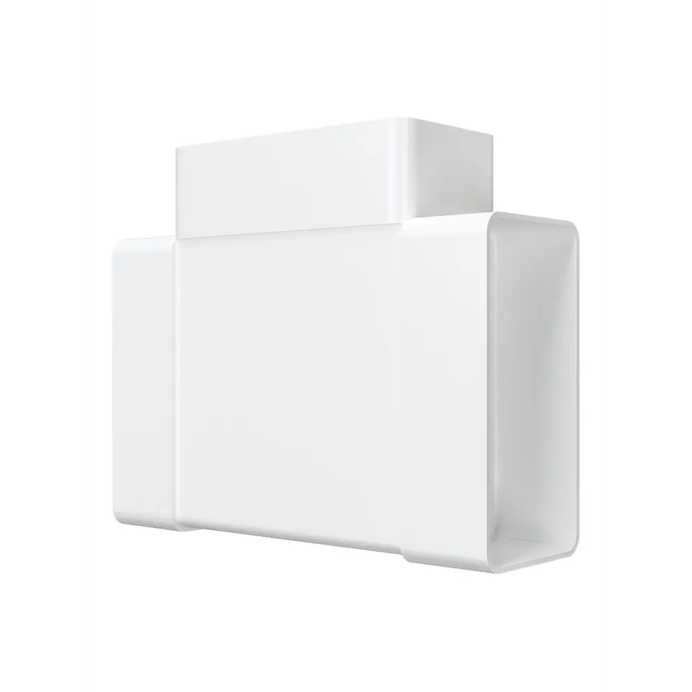 Тройник для плоских воздуховодов Fonet 55x110 мм пластик STLM-2207822