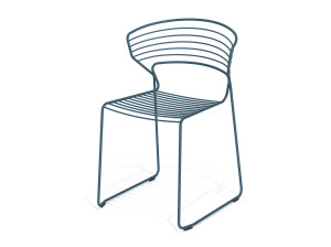 Штабелируемый стальной стул