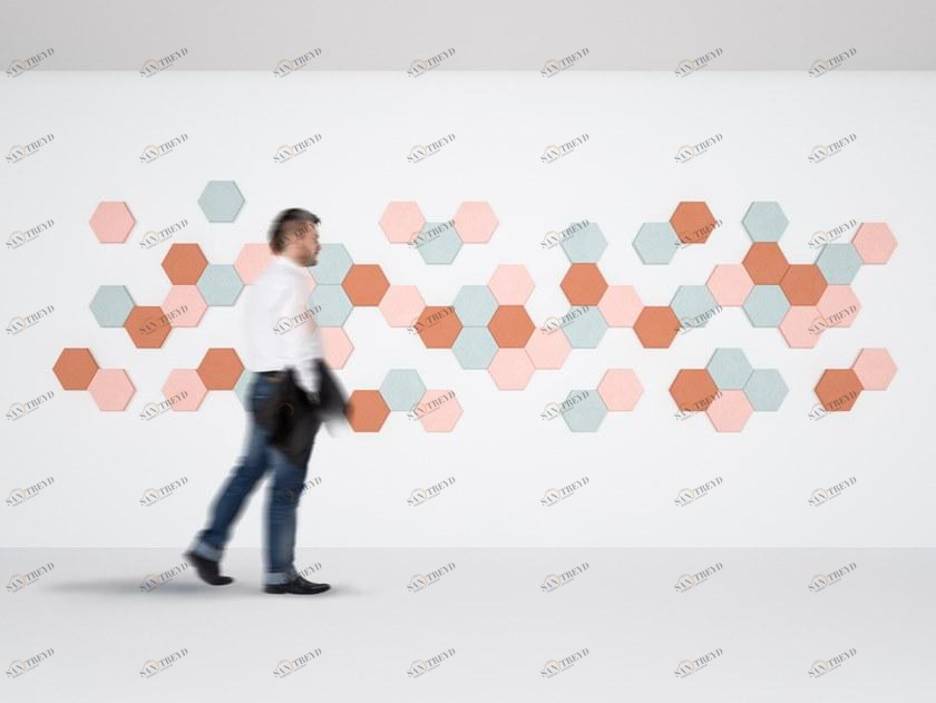 IMPACT ACOUSTIC® Настенная акустическая панель из переработанного пластика  731.12/24.20.000.00 