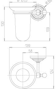 Paini Duomo 88CR041BI подстаканник  - Вид №2