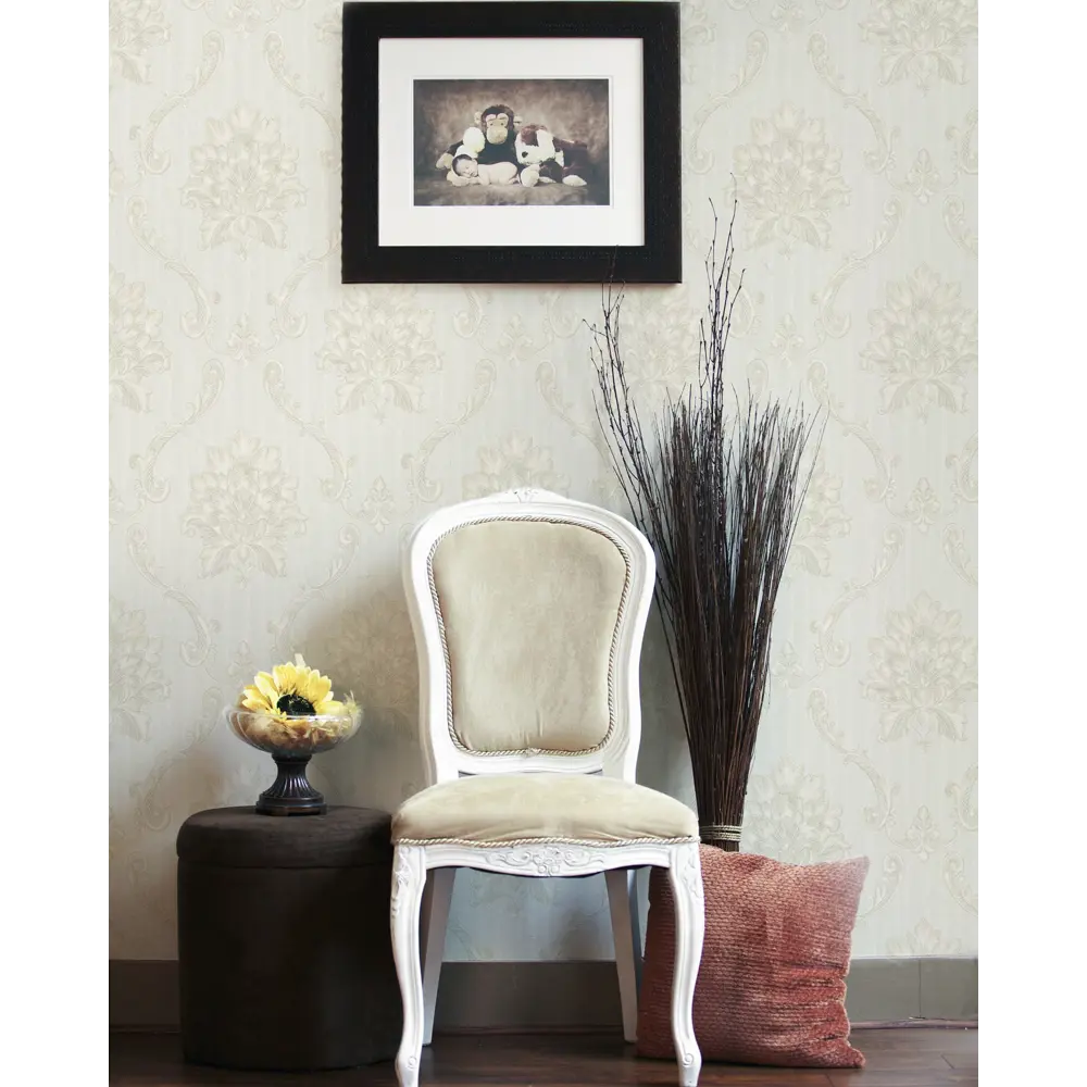 Обои флизелиновые Royal светло-бежевые 1.06x10 м 600801 SOLO STLM-2066029 - Вид №2