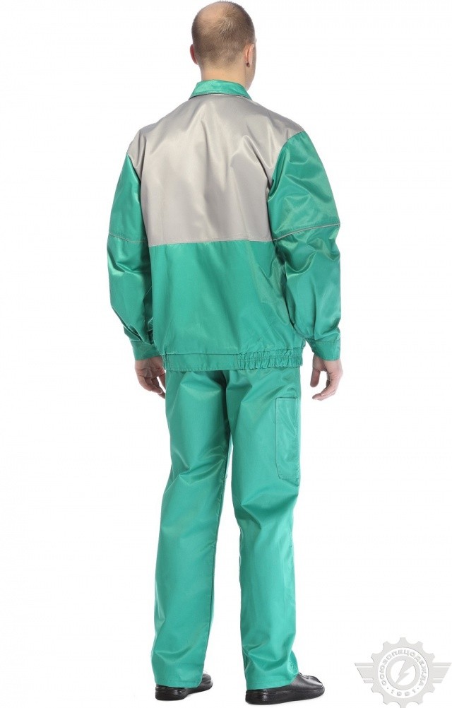 65129 Костюм "Марс" зелено-серый  Летняя спецодежда  размер 52-54/170-176  - Вид №8