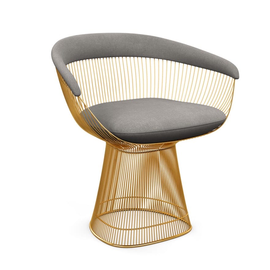Стальной стул с подлокотниками Knoll Platner ARCH-00027381 - Вид №18