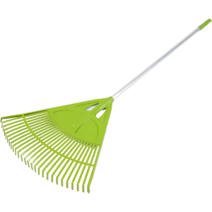 Грабли 27 зубьев 177 см пластик со стальным черенком