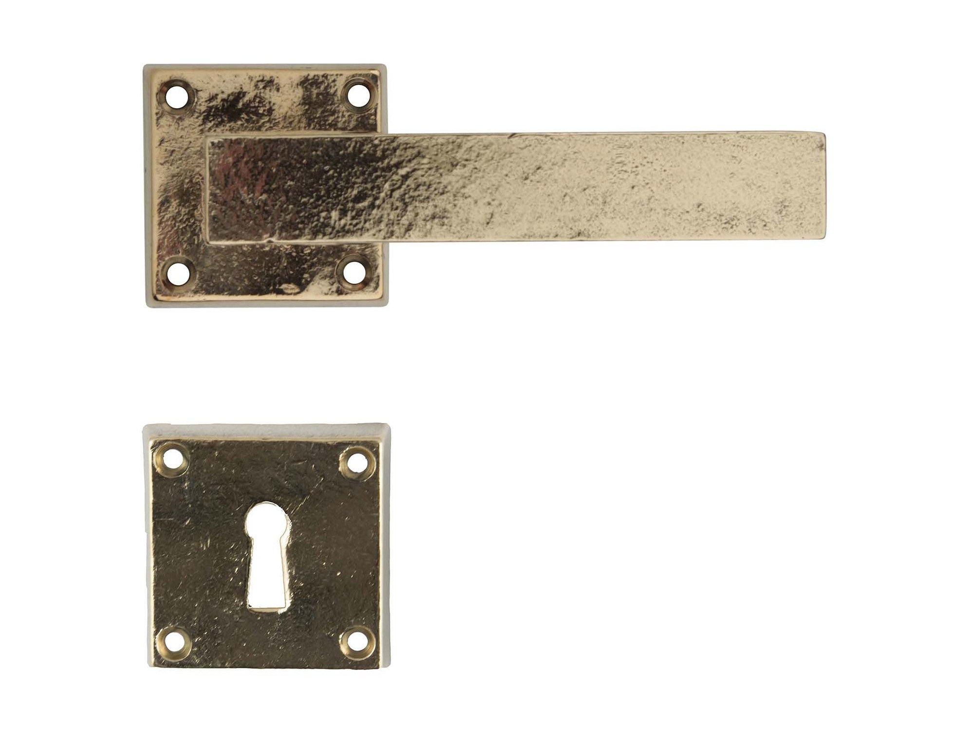 Бронзовая ручка на розетке с насадкой GIARA ART DESIGN-BRONZE гладкая ARCH-00099630