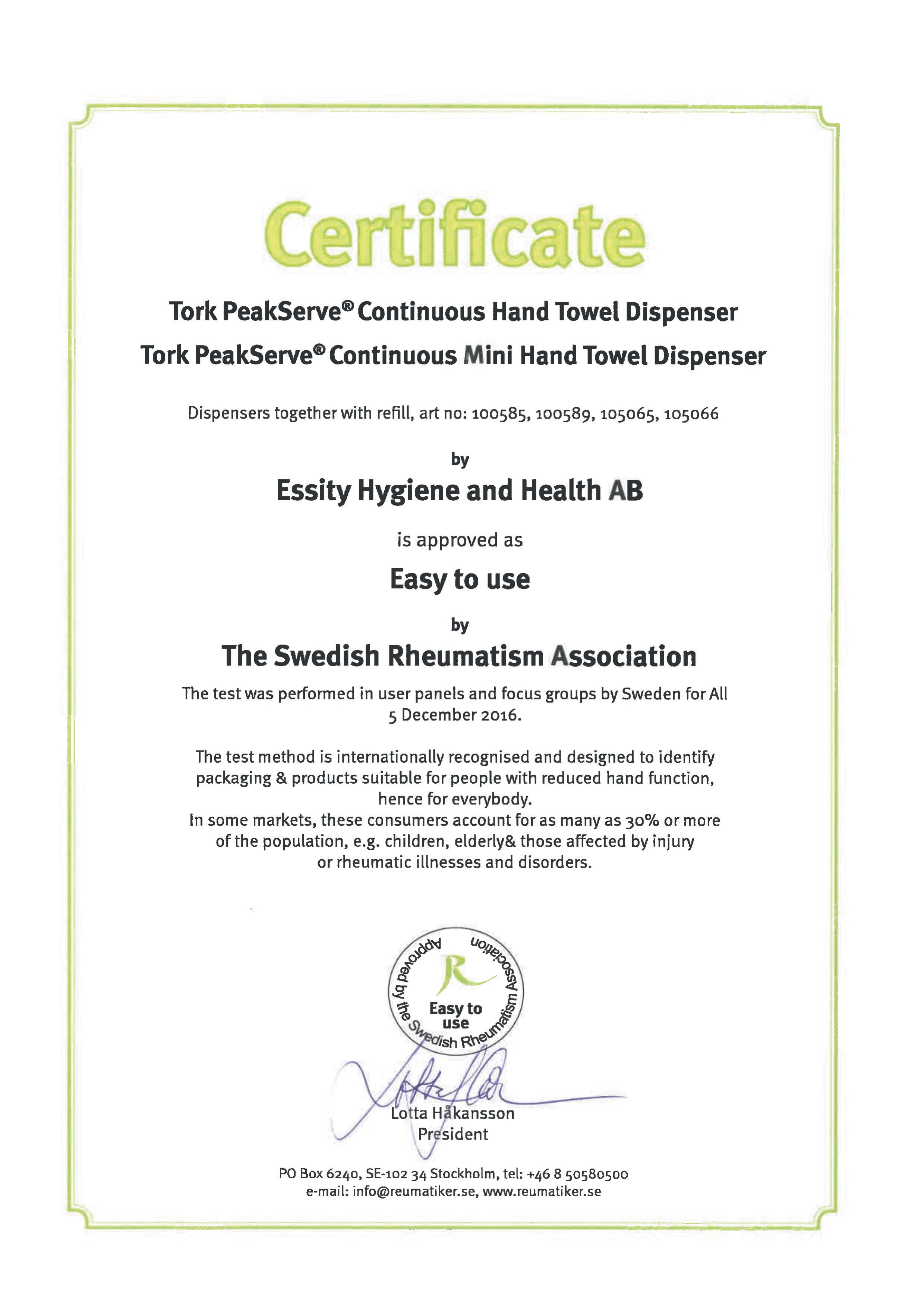 55250838 Бесконечный диспенсер для полотенец Peakserve® Tork  - Вид №6