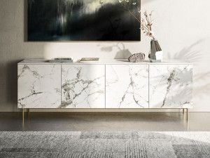 Керамический шкаф с распашными дверями