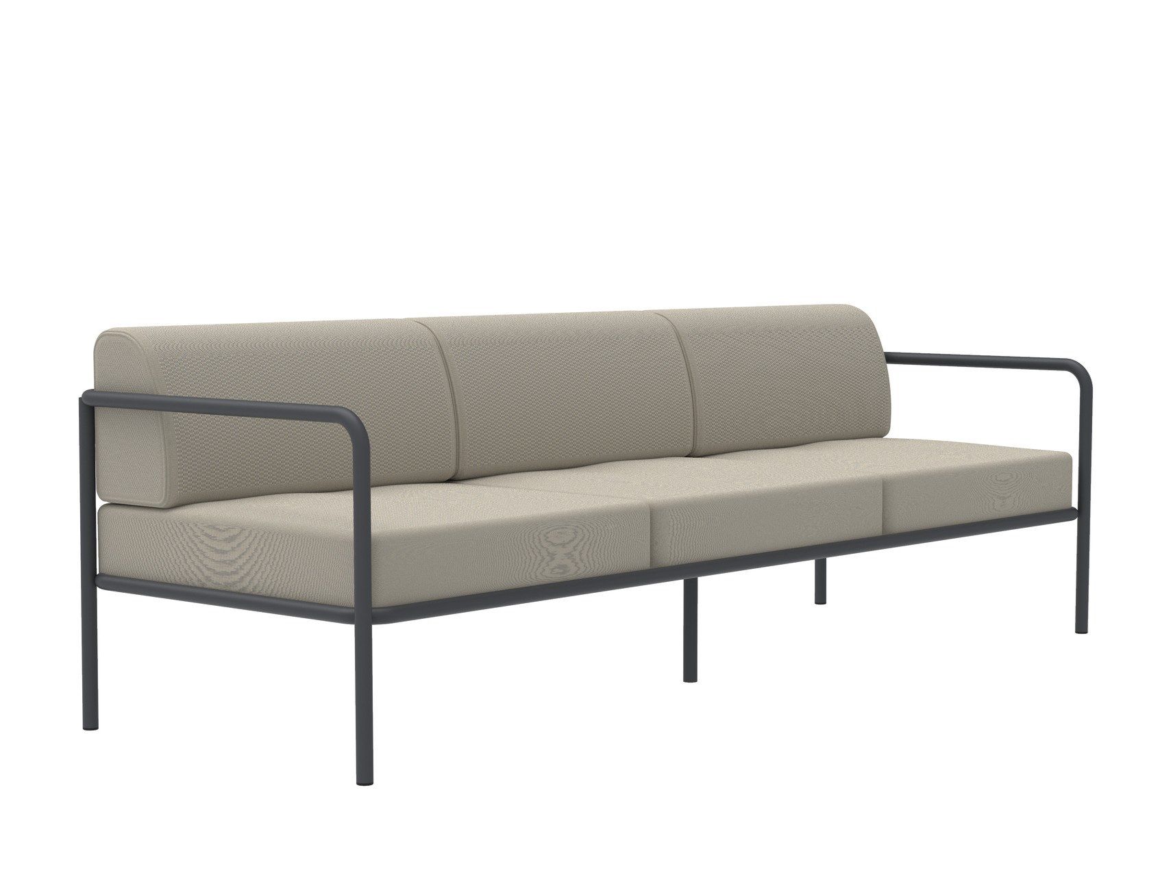 3-местный тканевый садовый диван Vermobil ARCH-00108168