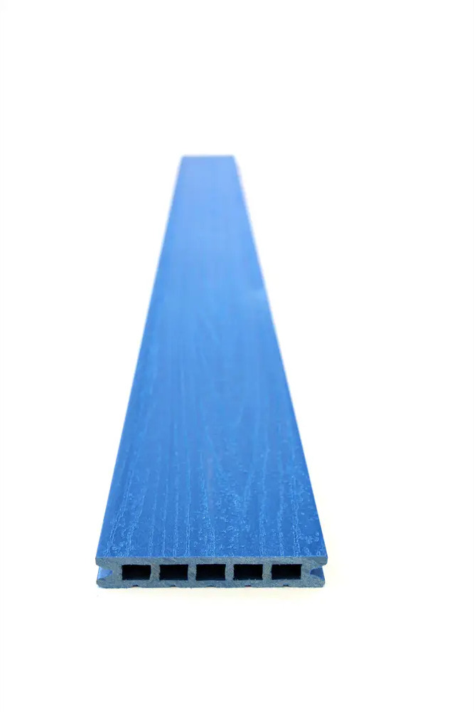 91354121 Террасная доска ДПК Multideck цвет лазурь 2000x150x27мм двусторонний вельвет/структура дерева 0.6м² 2шт STLM-1013761
