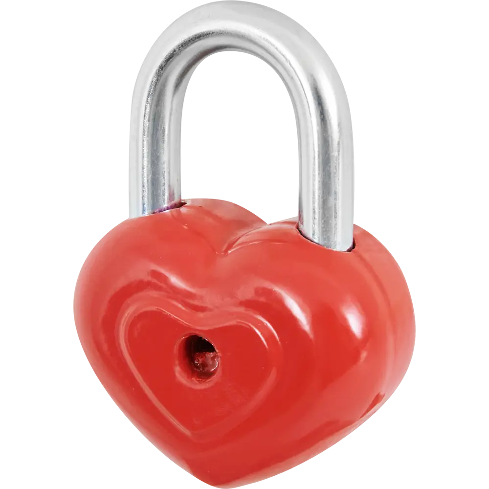 Замок навесной ЧАЗ ВС2-28 в форме сердца для защиты и романтики 85443719 STLM-0062826