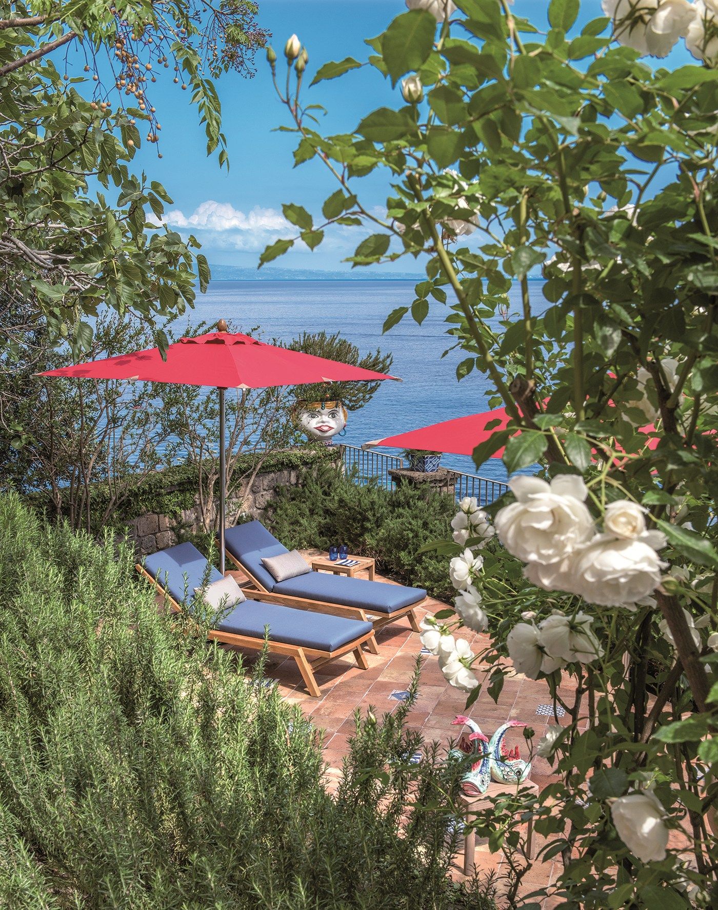 Садовая кровать с откидной спинкой из тикового дерева с колесами Ethimo Costes ARCH-00097028 - Вид №8