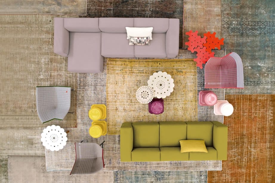 Съемный диван из ткани MOROSO весна ARCH-00141740 - Вид №3