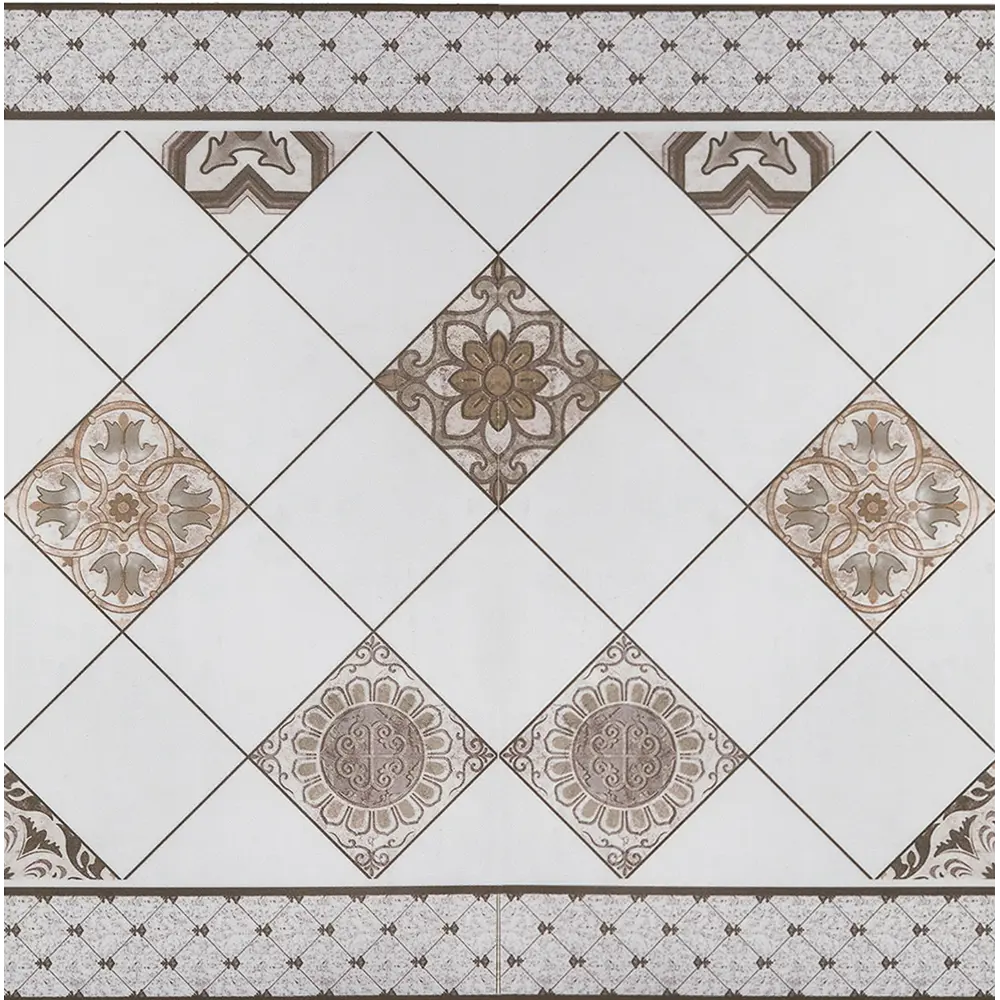 Самоклеящиеся панели LAKO DECOR Дамаск для стен и пола 87289083 STLM-0073646