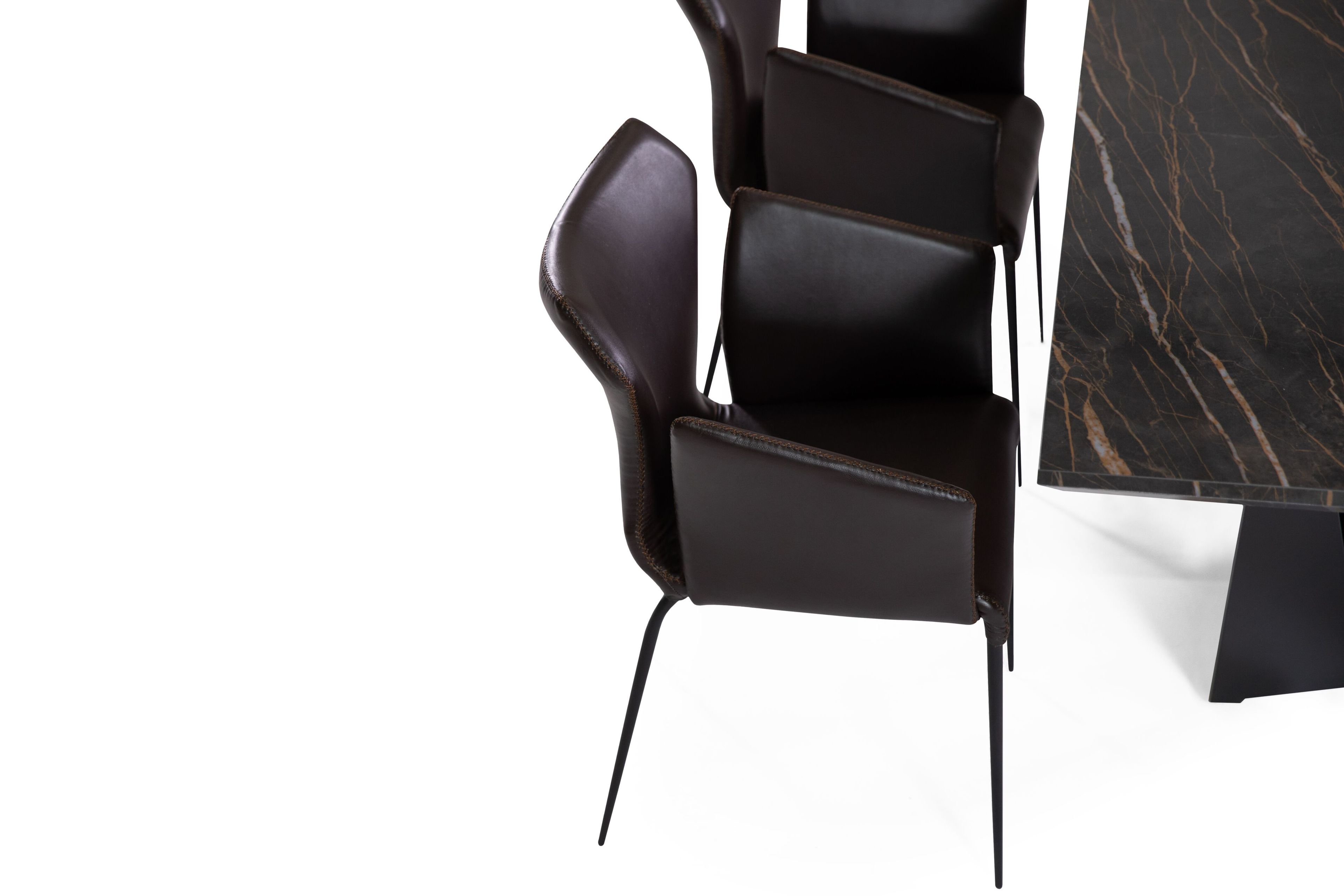 Кожаный стул с подлокотниками ABLE SWAN ARCH-00121247 - Вид №6